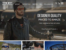 Tablet Screenshot of epocheyewear.com